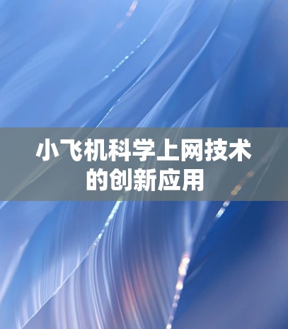 小飞机科学上网技术的创新应用 小飞机科学上网技术的创新应用