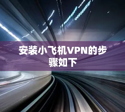 安装小飞机VPN的步骤如下