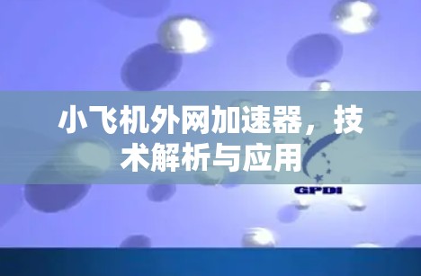 小飞机外网加速器,技术解析与应用