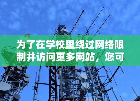 为了在学校里绕过网络限制并访问更多网站，您可以使用以下几种方法和工具。请注意，使用这些工具可能涉及法律和安全风险，务必谨慎操作