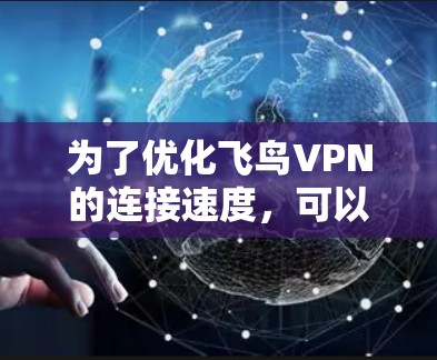 为了优化飞鸟VPN的连接速度，可以按照以下步骤进行