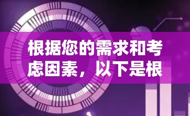 根据您的需求和考虑因素,以下是根据您的需求整理的VPN软件推荐