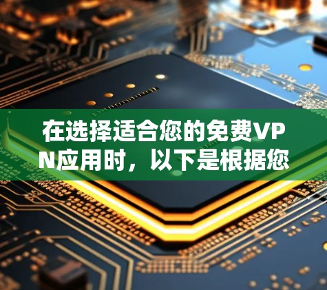 在选择适合您的免费VPN应用时,以下是根据您的需求整理的建议