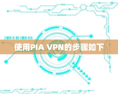 使用PIA VPN的步骤如下