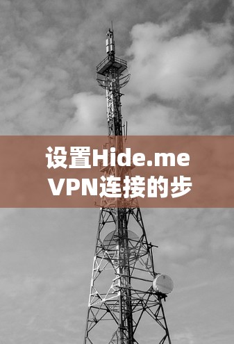 设置Hide.me VPN连接的步骤如下