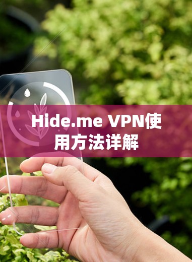 Hide.me VPN使用方法详解