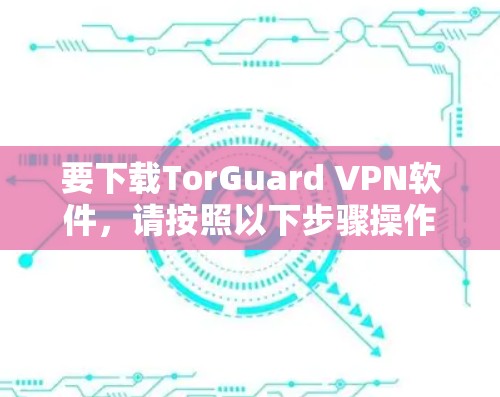 要下载TorGuard VPN软件，请按照以下步骤操作