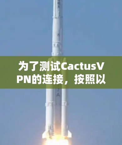 为了测试CactusVPN的连接,按照以下步骤进行