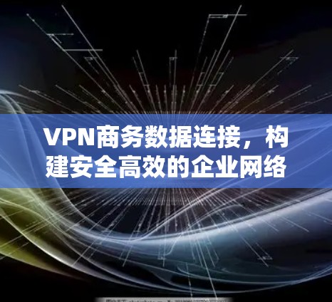 VPN商务数据连接,构建安全高效的企业网络