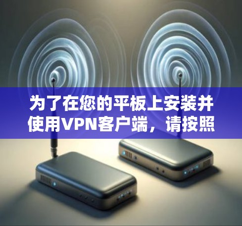 为了在您的平板上安装并使用VPN客户端，请按照以下步骤操作