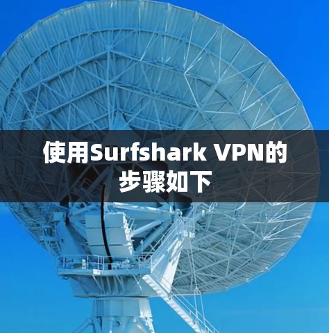 使用Surfshark VPN的步骤如下