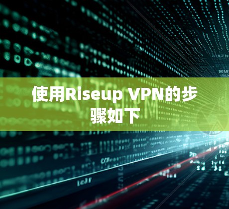 使用Riseup VPN的步骤如下 使用Riseup VPN的步骤如下