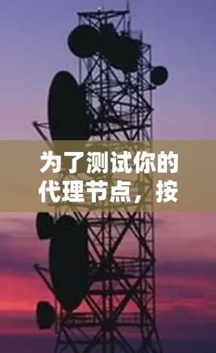 为了测试你的代理节点,按照以下步骤进行 为了测试你的代理节点,按照以下步骤进行