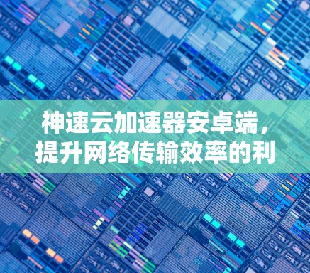 神速云加速器安卓端,提升网络传输效率的利器 神速云加速器安卓端,提升网络传输效率的利器