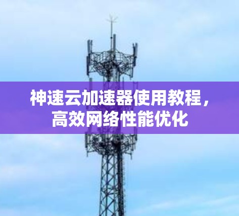 神速云加速器使用教程,高效网络性能优化 神速云加速器使用教程,高效网络性能优化
