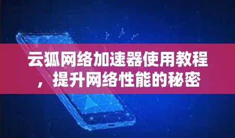 云狐网络加速器使用教程,提升网络性能的秘密 云狐网络加速器使用教程,提升网络性能的秘密