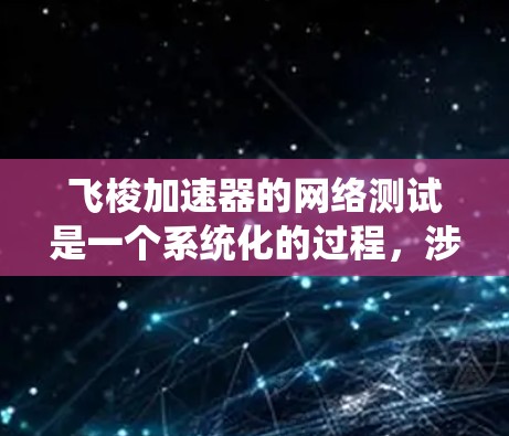 飞梭加速器的网络测试是一个系统化的过程,涉及多个步骤和考虑因素,以确保网络的高效、稳定和可靠。以下是对该测试过程的详细总结 飞梭加速器的网络测试是一个系统化的过程,涉及多个步骤和考虑因素,以确保网络的高效、稳定和可靠。以下是对该测试过程的详细总结