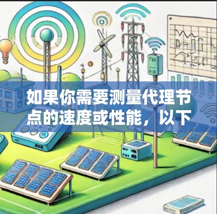 如果你需要测量代理节点的速度或性能,以下是一些常用的工具和方法 如果你需要测量代理节点的速度或性能,以下是一些常用的工具和方法