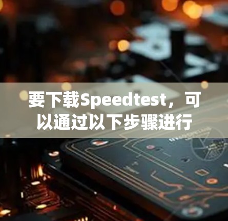 要下载Speedtest,可以通过以下步骤进行 要下载Speedtest,可以通过以下步骤进行