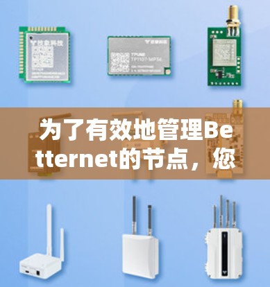 为了有效地管理Betternet的节点,您可以按照以下步骤操作
