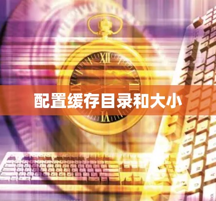 配置缓存目录和大小