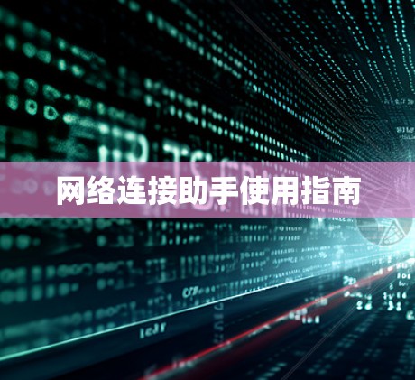 网络连接助手使用指南 网络连接助手使用指南